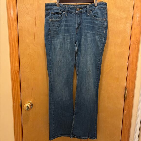 Vintage Levi's Women's Blue Bootcut Jeans 518 Superlow Y2K Retro Hippie Size 11 - Picture 3 of 14